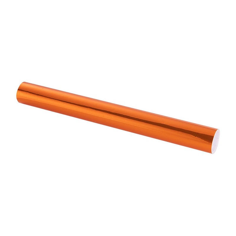 ATMOMO Chrome Mirror Orange Car Vinyl Wrap High Gloss Self-Adhesive DIY Car Decals Film Sheet 59.84'' x 29.5'' - Image 4